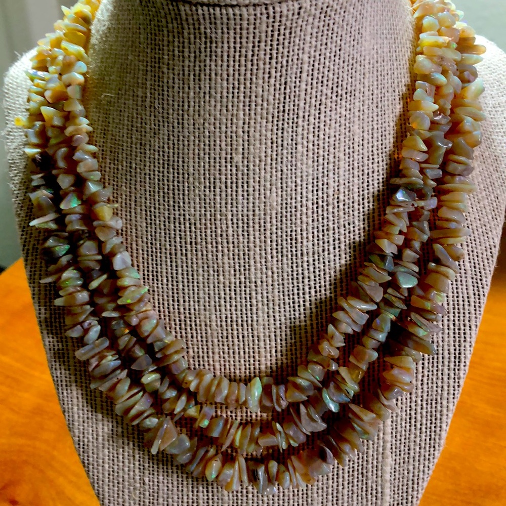 Opal 3-Strand Necklace - Picture 4 of 4